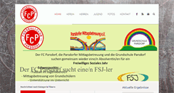 Desktop Screenshot of fcparsdorf.de